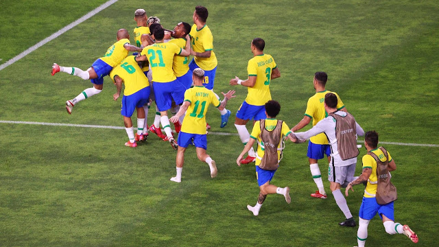 Brasil derrota México nos pênaltis e vai à final das&nbsp;Olimpíadas