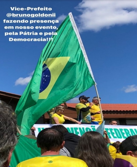 Vice-Prefeito de Palmas é denunciado por atos antidemocráticos