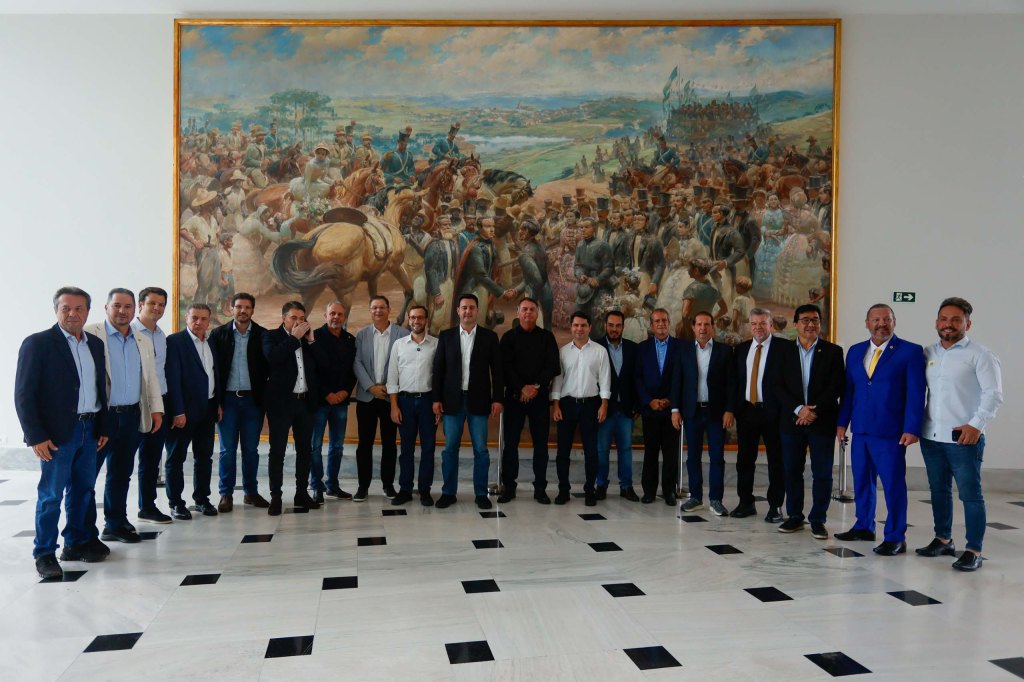 Ratinho Junior recebe ex-presidente Jair Bolsonaro no Palácio&nbsp;Iguaçu