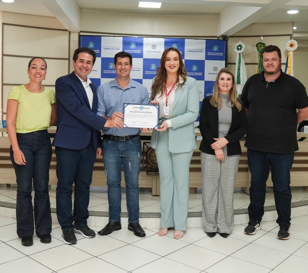 Curso de enfermagem da Unipar recebe Moção de Aplausos da Câmara de Francisco&nbsp;Beltrão