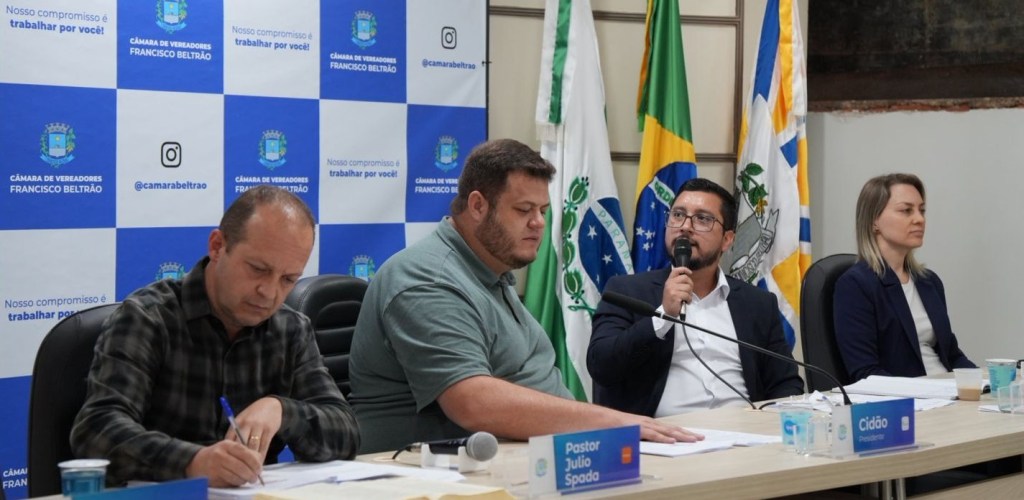 Câmara de Francisco Beltrão realiza Audiência Pública para alterações na Lei Orgânica&nbsp;municipal