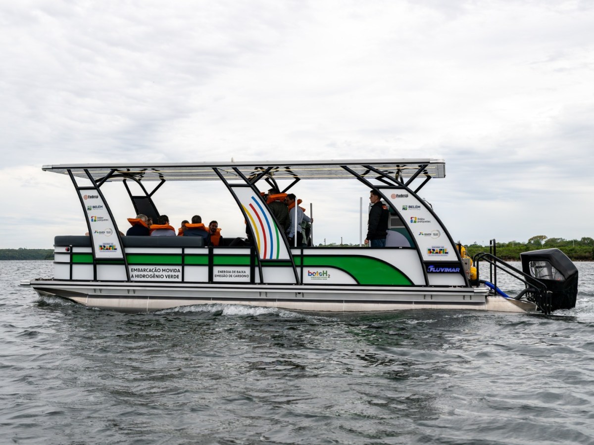 Itaipu e Itaipu Parquetec apresentam primeiro barco 100% movido a hidrogênio verde do&nbsp;Brasil