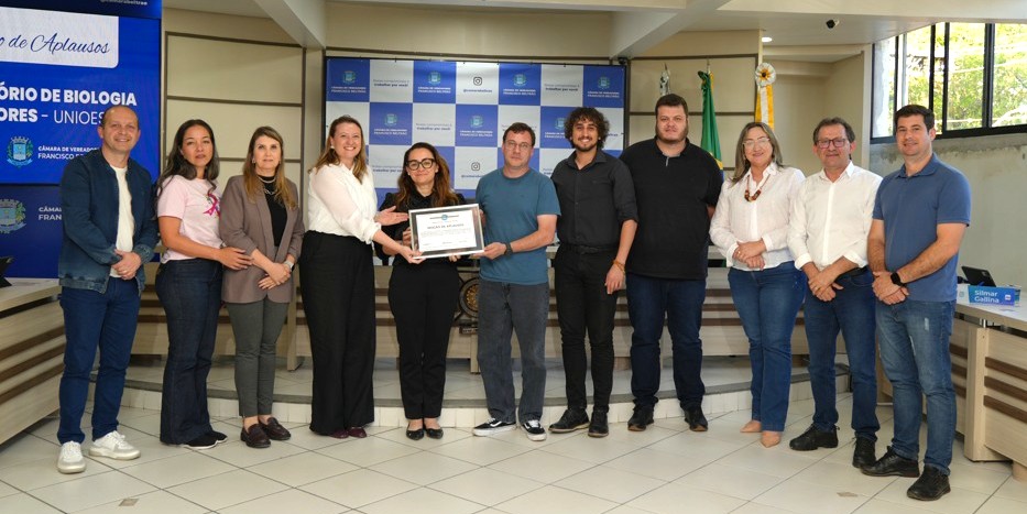 Pesquisa oncológica da Unioeste tem reconhecimento da Câmara de Francisco&nbsp;Beltrão