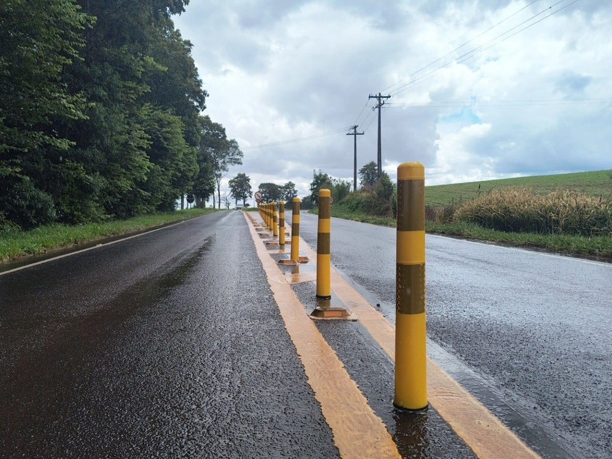 Rodovia entre São João e São Jorge D’Oeste recebe reforço de&nbsp;sinalização