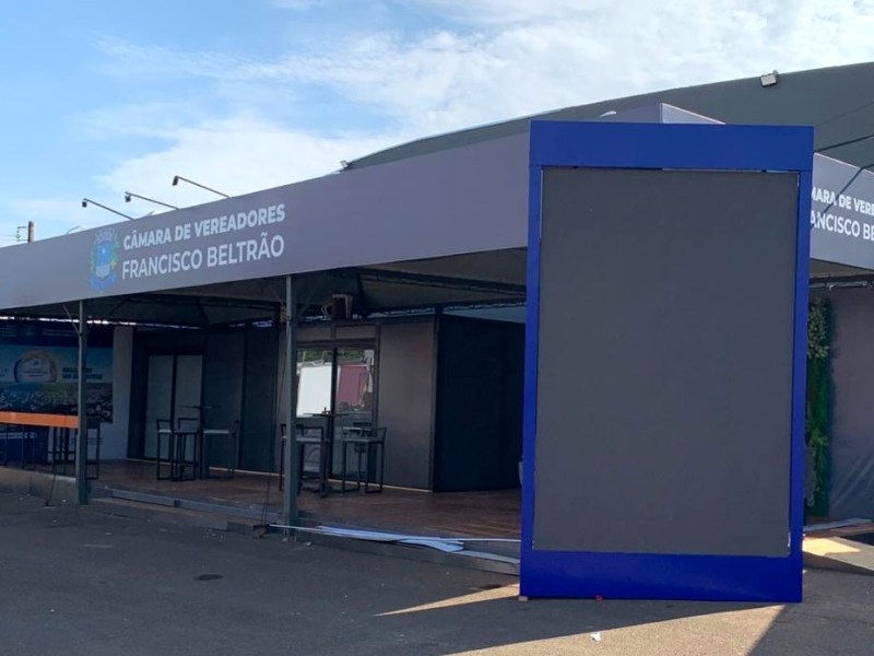 Câmara de Francisco Beltrão tem estande inédito na&nbsp;Expobel