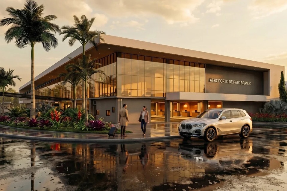 Aeroporto de Pato Branco recebe investimentos de R$ 30 milhões e novo terminal de passageiros até 2029
